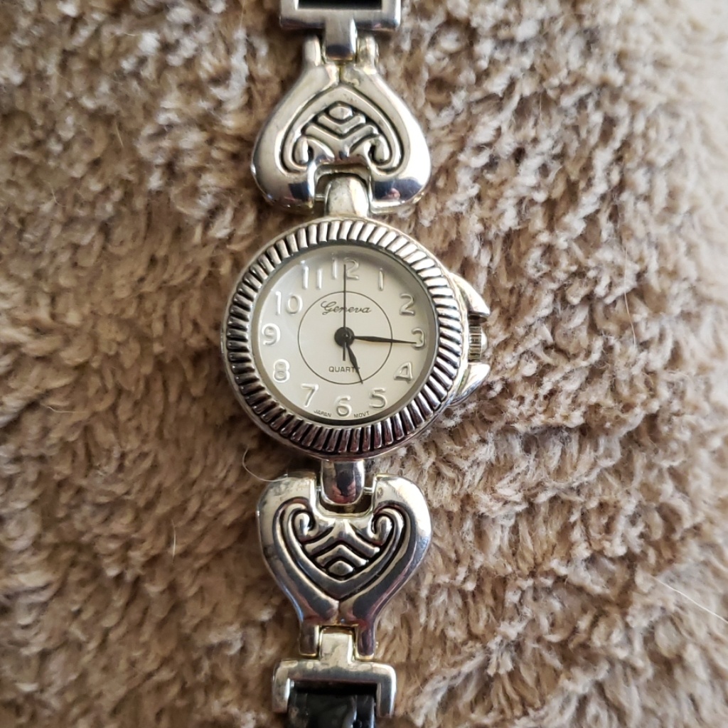 Geneva Silver Watch